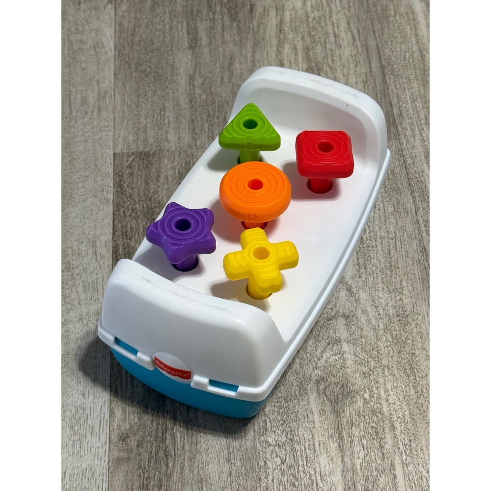 Fisher-Price GJW05 Shape Sorter Activity Toy Blue White Toddler Kids Mattel 2019